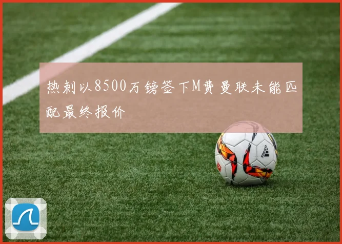 热刺以8500万镑签下M费曼联未能匹配最终报价